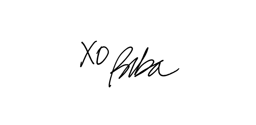 XO, Biba de Sousa signature