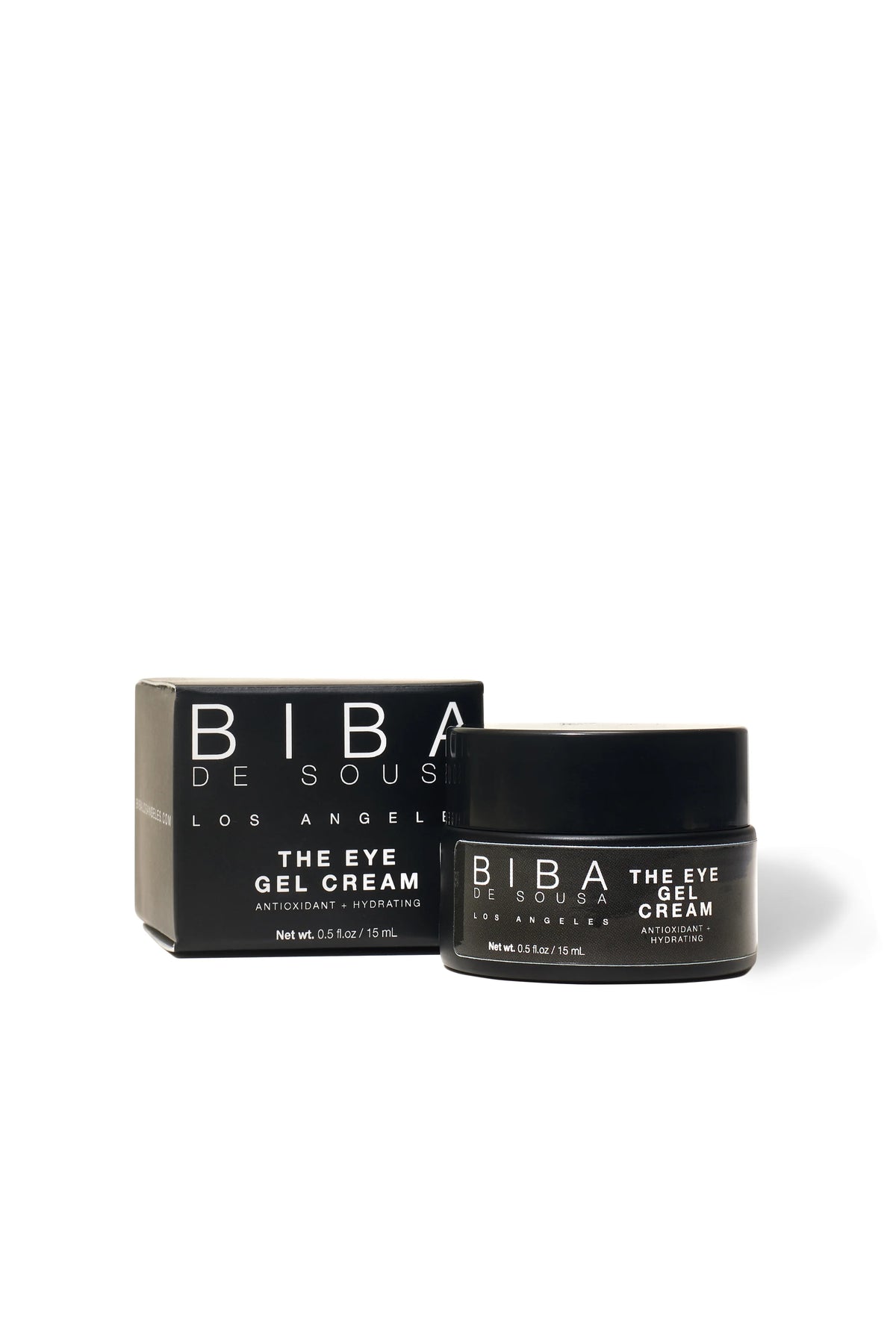 Lightweight hydrating eye gel cream with peptides and antioxidants by BIBA Los Angeles