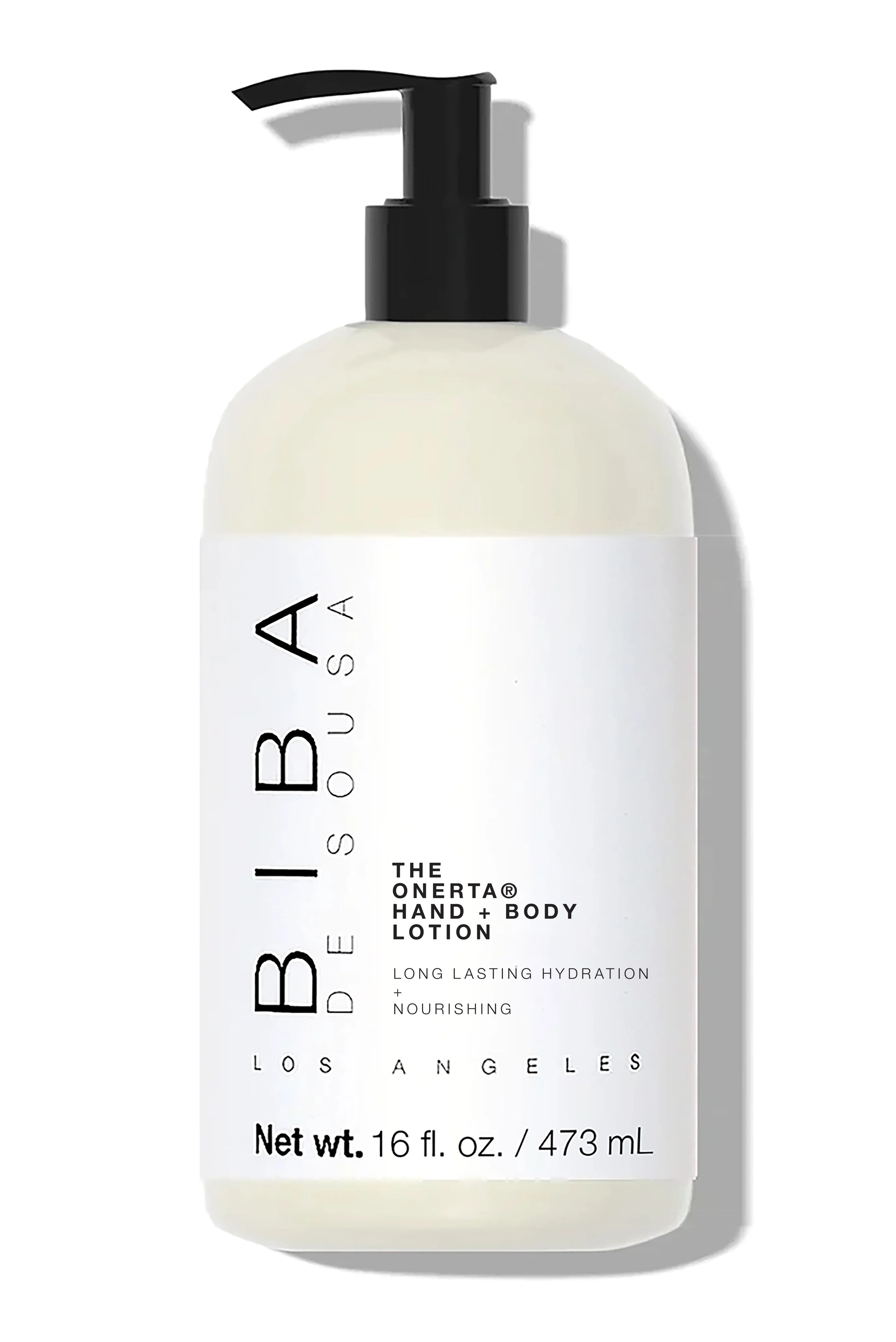 Biba Los Angeles Onerta Body Lotion – nourishing shea and mango butter body cream with DMAE, vitamin C, and soothing botanical extracts
