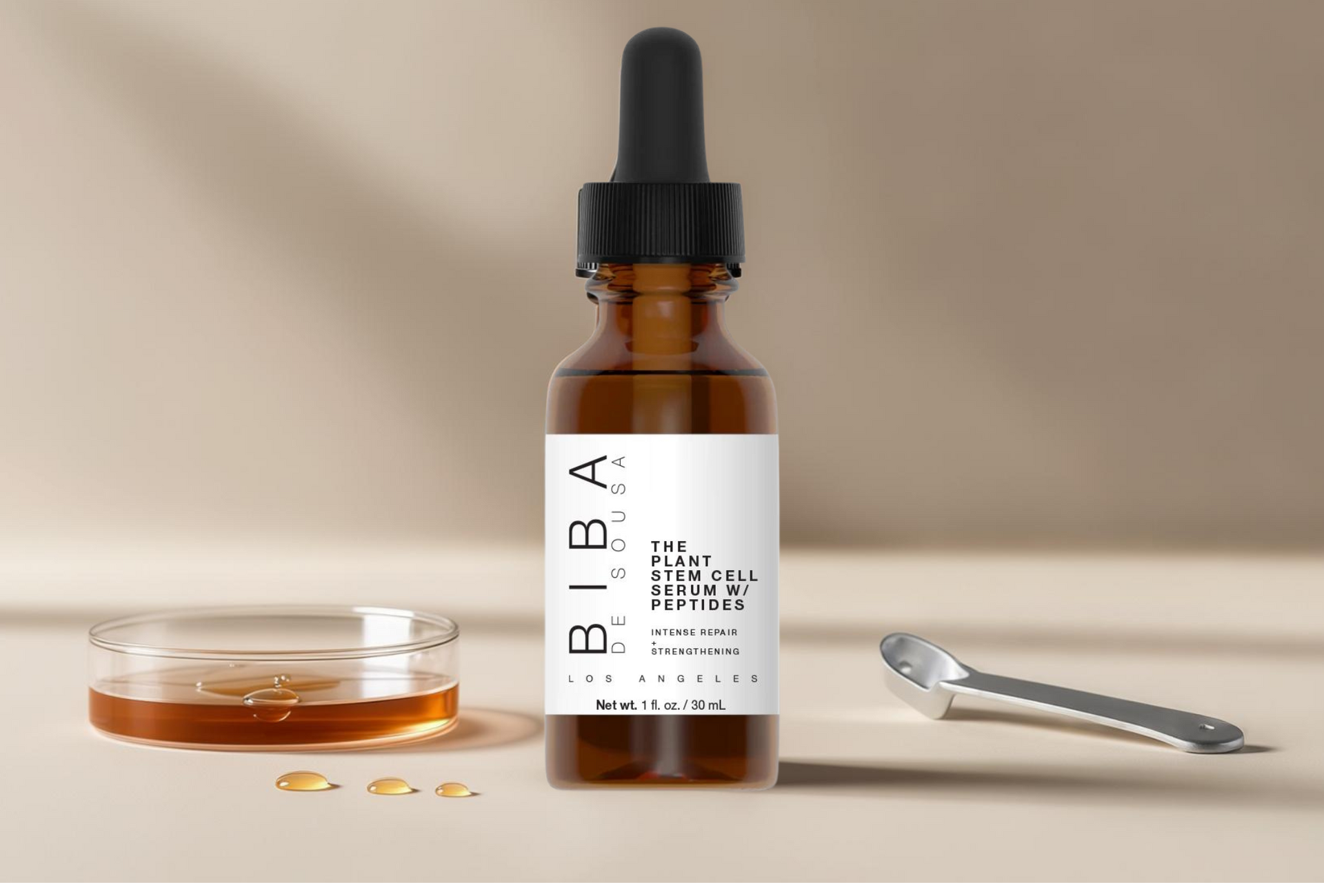 Plant Stem Cell Peptide Serum for Skin Repair | Biba de Sousa