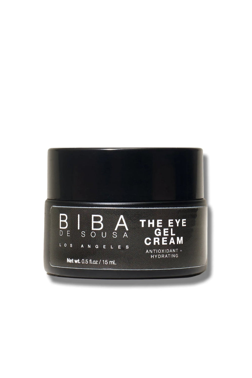 Lightweight hydrating  eye gel cream with peptides and antioxidants by BIBA Los Angeles